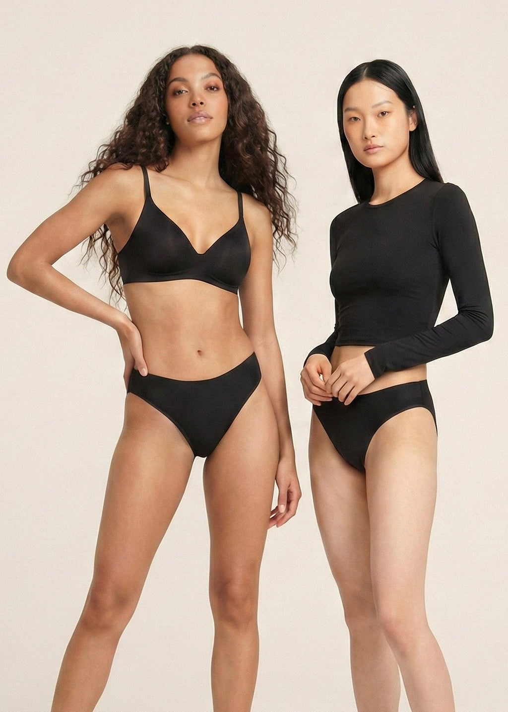 Seamless Underwear - Jet (2-Pack)