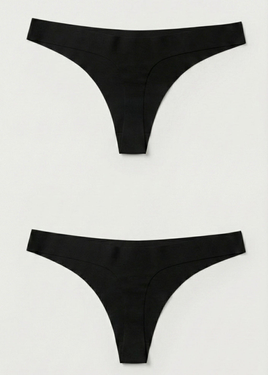 Seamless Thong - Jet (2-Pack)