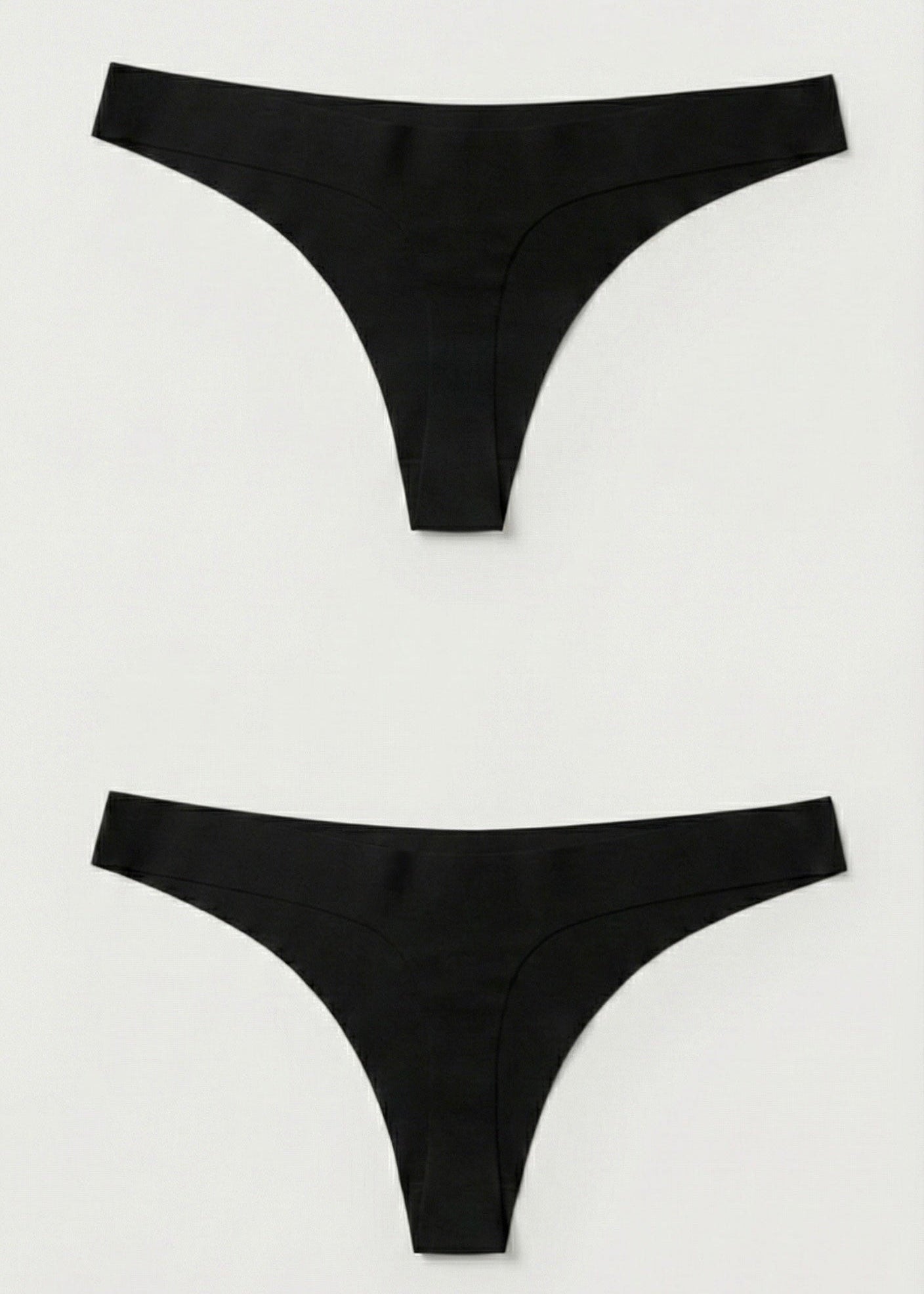 Seamless Thong - Jet (2-Pack)